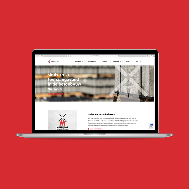Blackdesk Case Molenaar Beton - webdesign