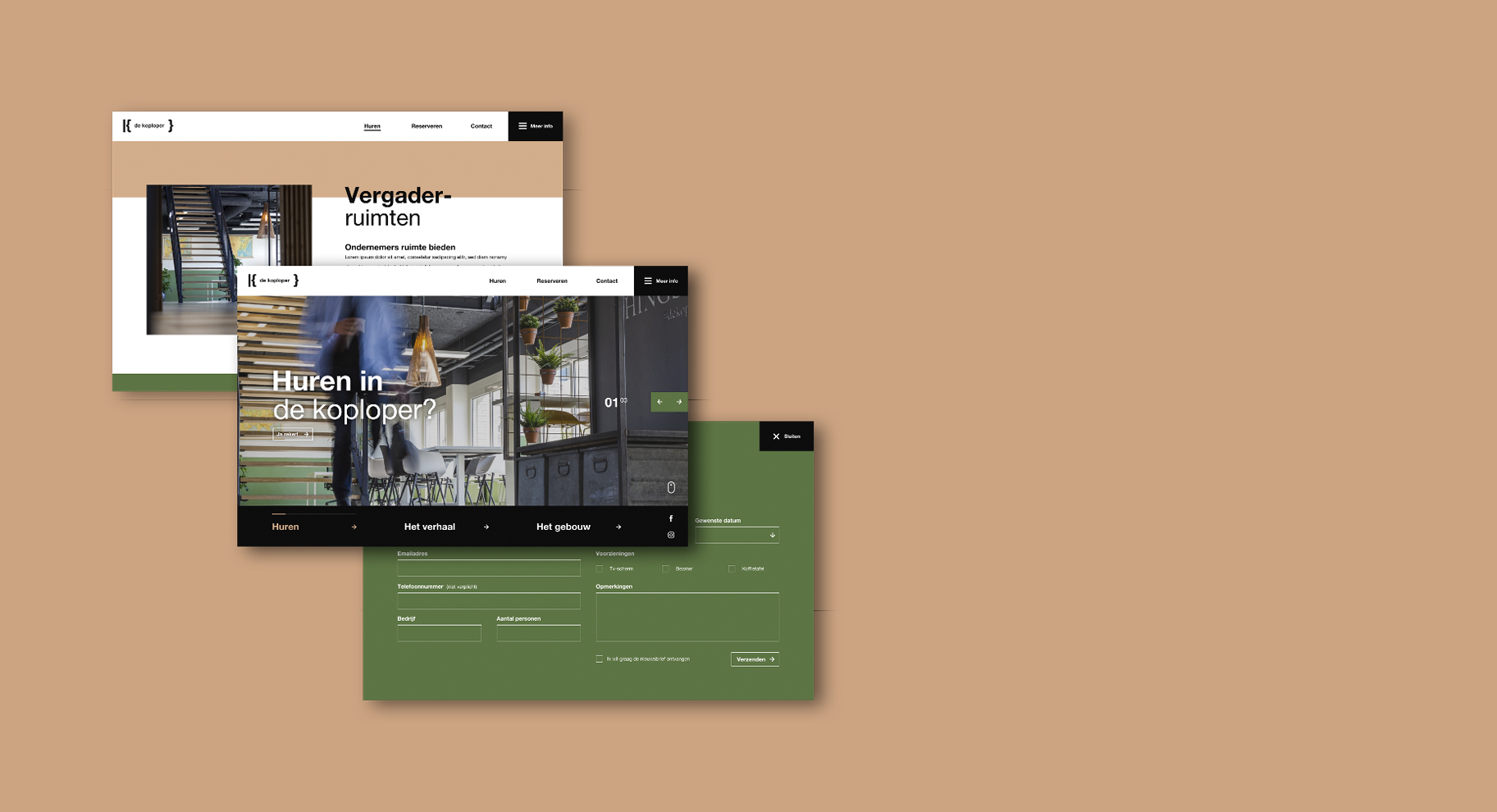 De Koploper Goes - BlackDesk webpagina's overzicht