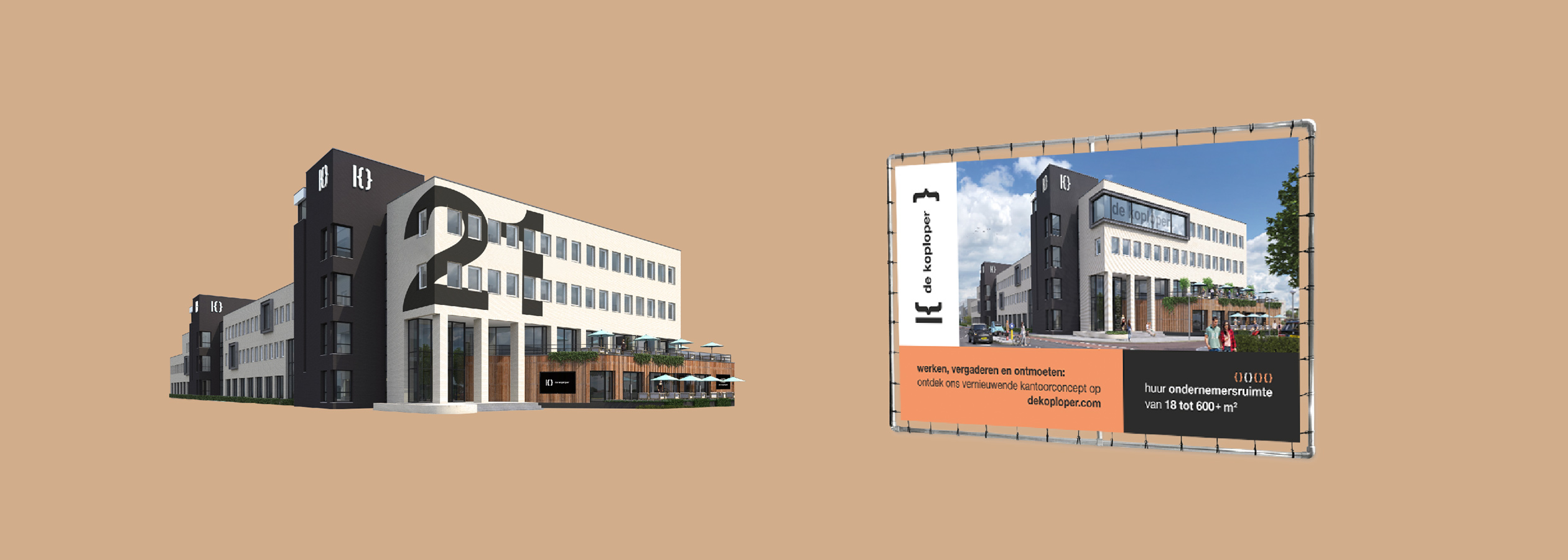 De Koploper Goes reclame - BlackDesk - Signing offline marketing